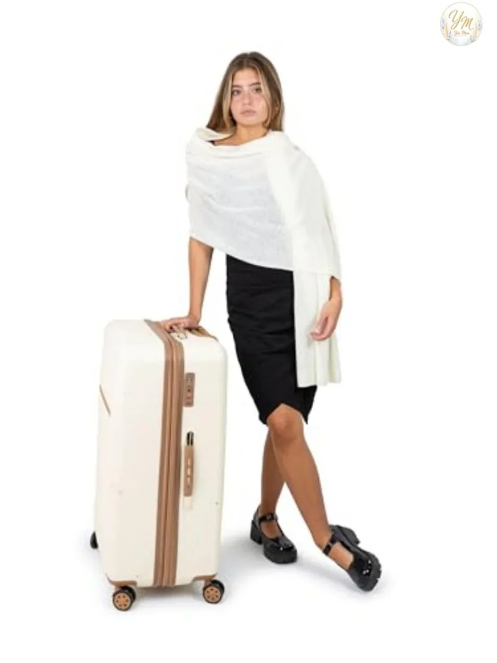 Cashmere Wool Blend Wrap Shawl Pashmina Scarf Travel Large 78 Inch